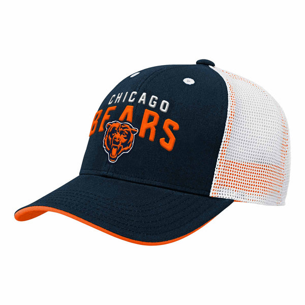 Chicago Bears Youth Core Lockup Meshback Trucker Adjustable Cap