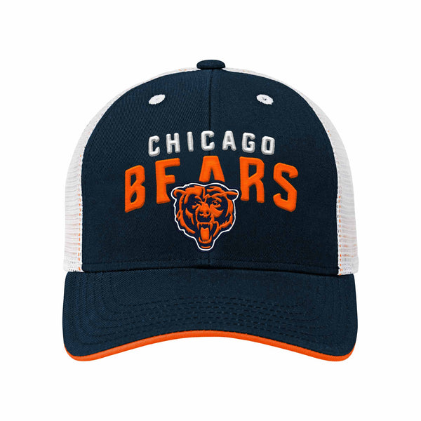 Chicago Bears Youth Core Lockup Meshback Trucker Adjustable Cap