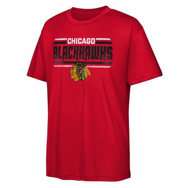 Chicago Blackhawks Youth Electric Snipe Ultra Short Sleeve T Shirt