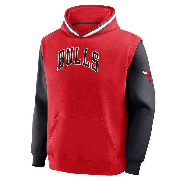 Chicago Bulls Fanatics Cotton Two Tone Hooded Sweatshirt