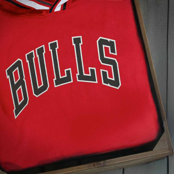 Chicago Bulls Fanatics Cotton Two Tone Hooded Sweatshirt