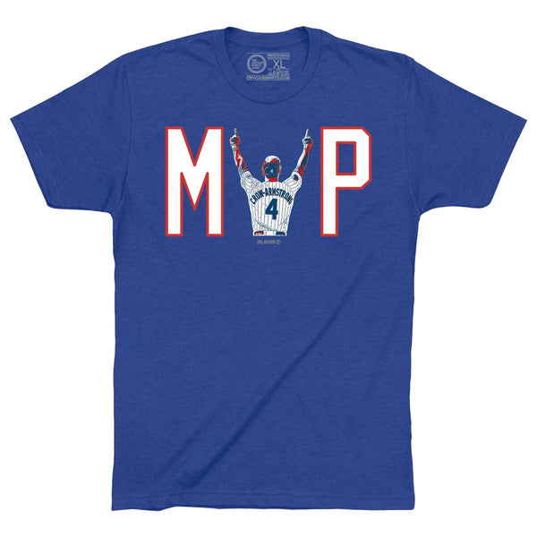 Pete Crow-Armstrong MVPETE Royal Blue Obvious T-Shirt