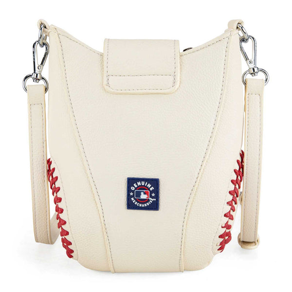 Chicago Cubs Montana West White Baseball Stitch Crossbody Purse