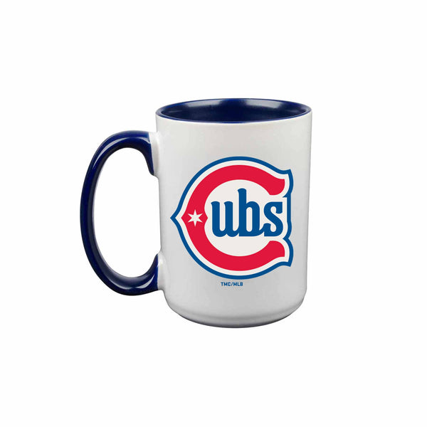 Chicago Cubs Blues Alternate 2 Logo 15oz. Two Color Ceramic Coffee Mug