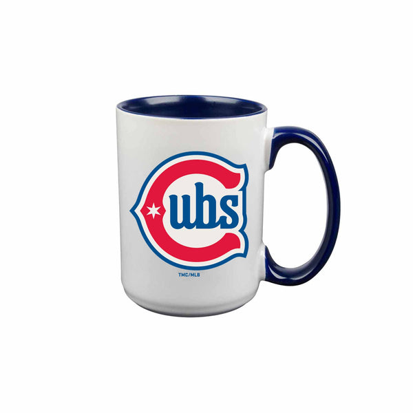 Chicago Cubs Blues Alternate 2 Logo 15oz. Two Color Ceramic Coffee Mug