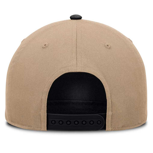 Chicago Cubs Nike A-Frame Tan & Black Adjustable Cap