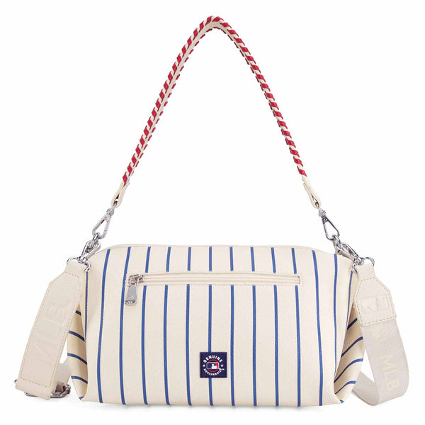 Chicago Cubs Montana West Pinstripe Cross Body Shoulder Bag