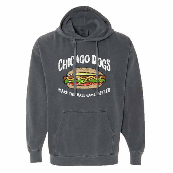 Chicago Dogs Make The Ball Game Better Hooded Sweatshirt