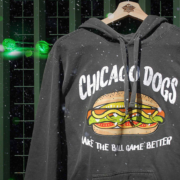 Chicago Dogs Make The Ball Game Better Hooded Sweatshirt