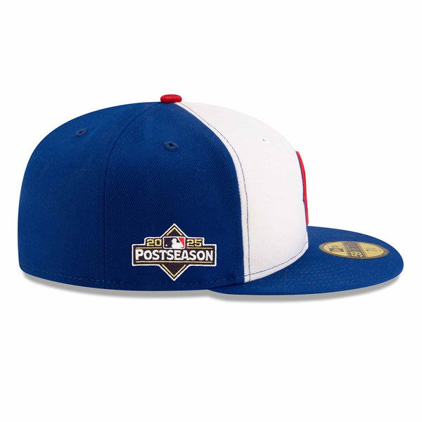Chicago Cubs New Era 2025 Post Season On Field Authentic Collection Blues Alternate 59FIFTY Fitted Cap