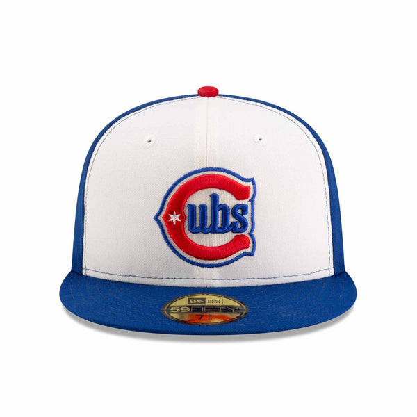 Chicago Cubs New Era 2025 Post Season On Field Authentic Collection Blues Alternate 59FIFTY Fitted Cap