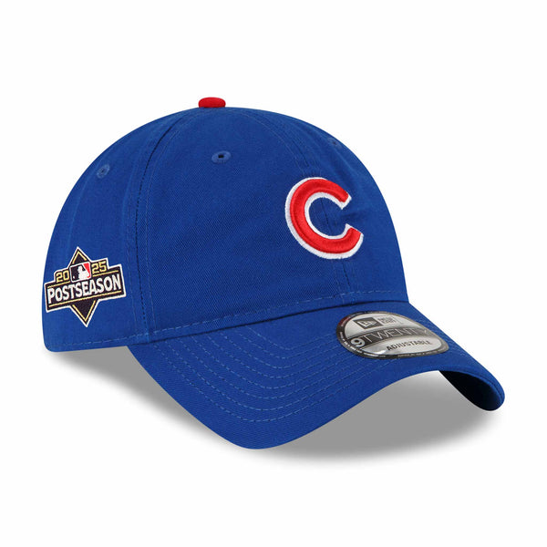 Chicago Cubs New Era 2025 Post Season Authentic Collection Home 9TWENTY Adjustable Cap