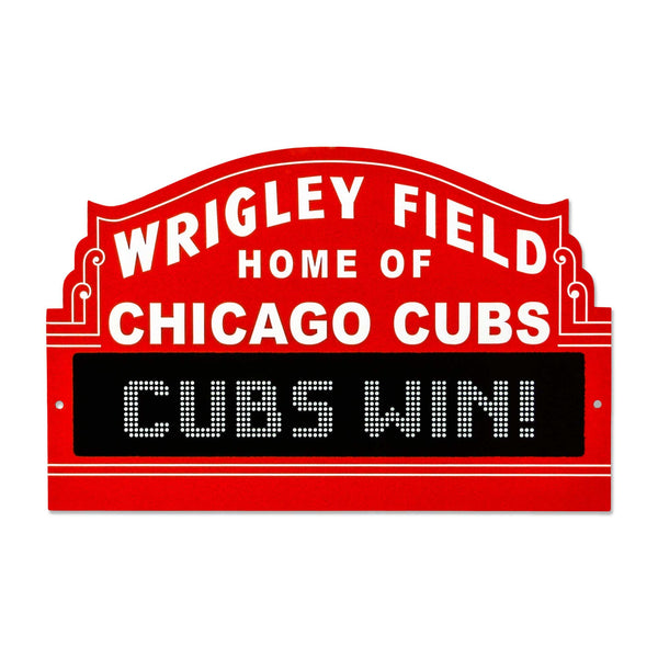 Wrigley Field Marquee 12" Laser Cut Steel Sign