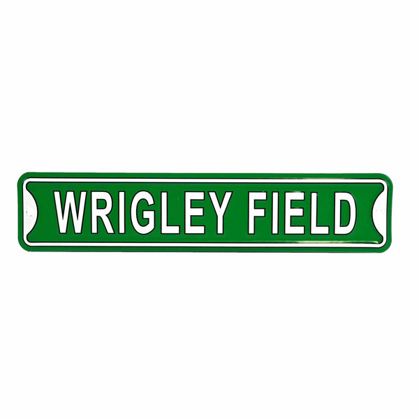 Wrigley Field 16" Mini Laser Cut Steel Street Sign