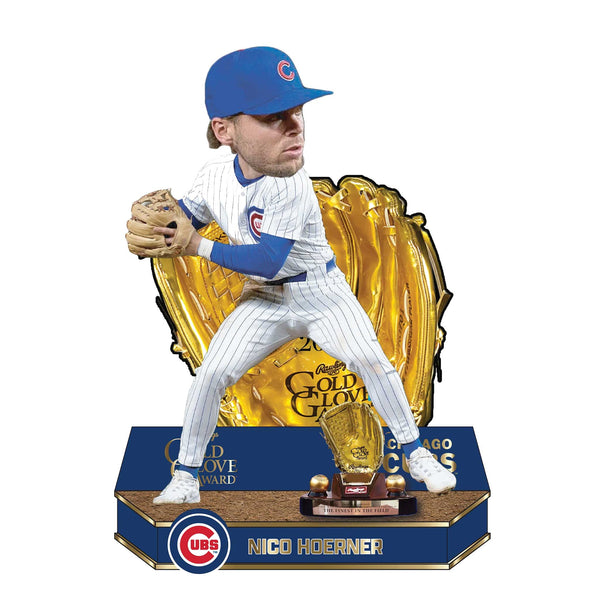 Chicago Cubs Nico Hoerner 2025 Gold Glove Bobblehead