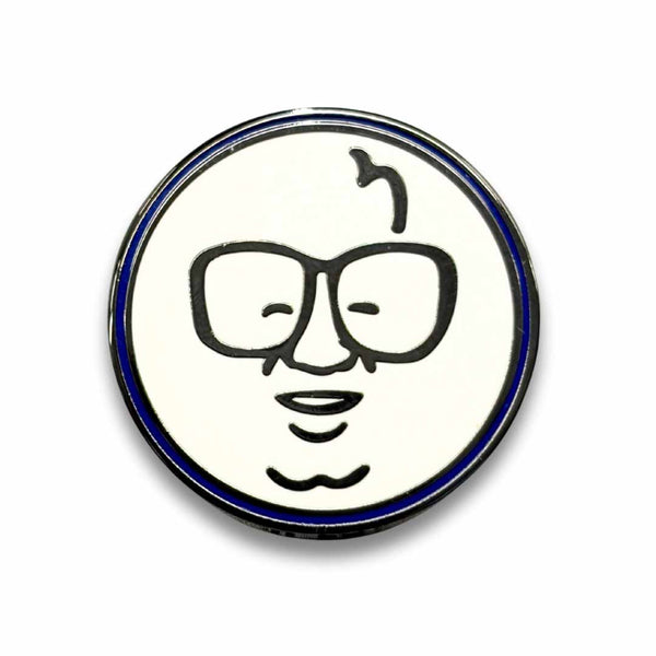 Harry Caray Face Lapel Pin