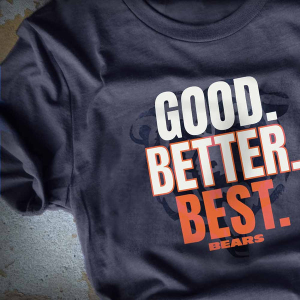 Chicago Bears 47 Brand Good-Better-Best Regional Two Peat Franklin T-Shirt