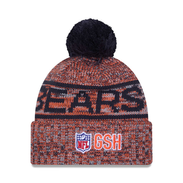 Chicago Bears New Era 2025 C Logo Sideline Sport Knit Winter Hat