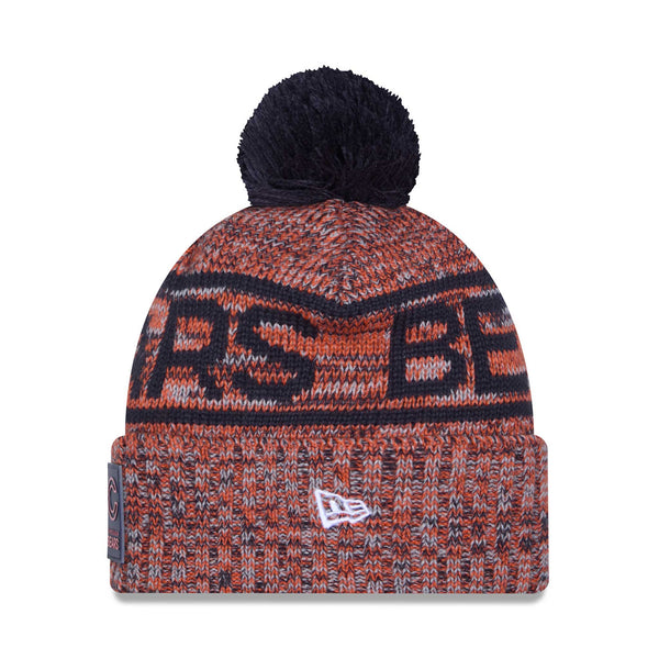 Chicago Bears New Era 2025 C Logo Sideline Sport Knit Winter Hat