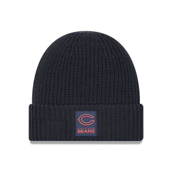 Chicago Bears New Era 2025 C Logo Sideline On-Field Cold Weather Knit Cap