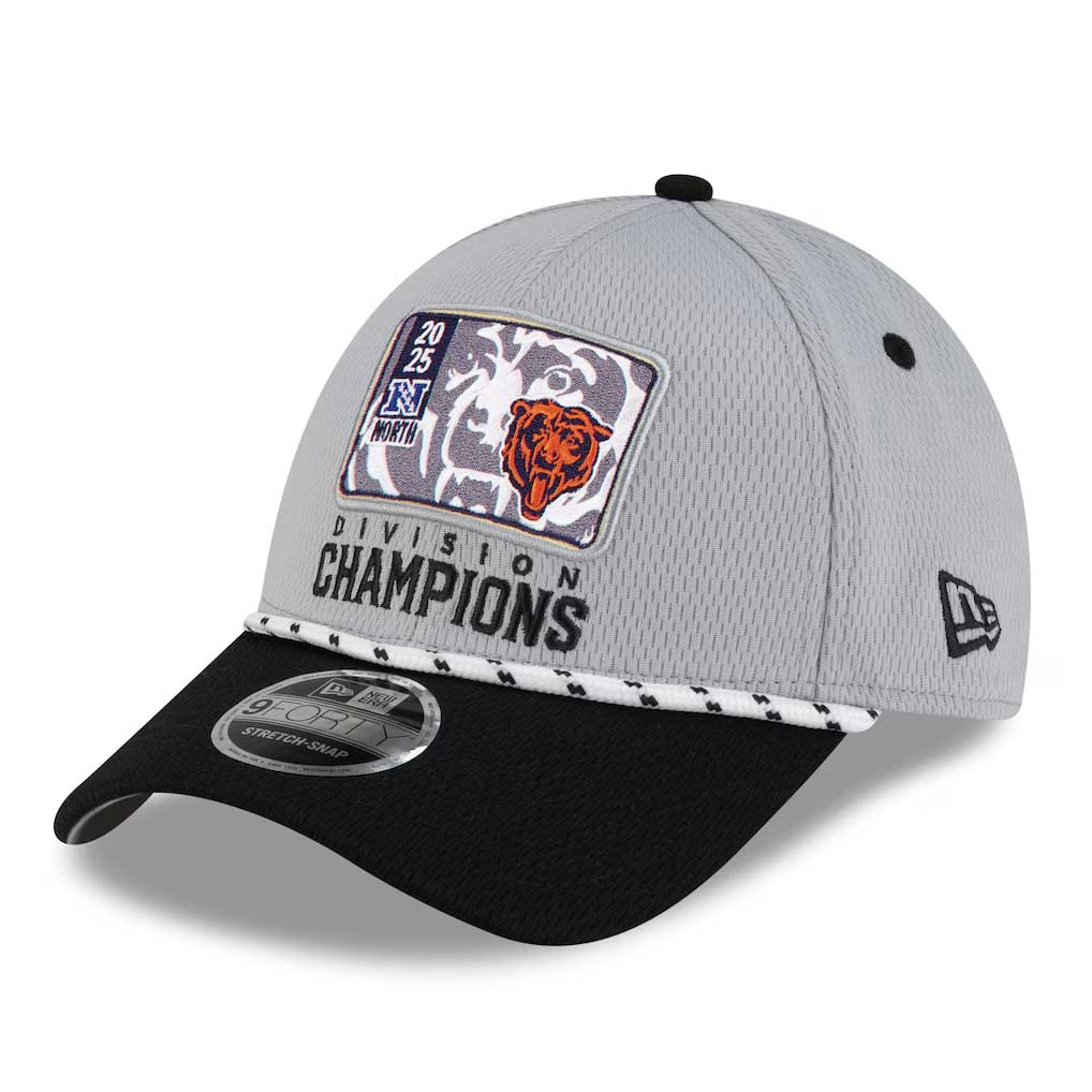 Chicago Bears New Era 2025 NFC North Division Champs Locker Room