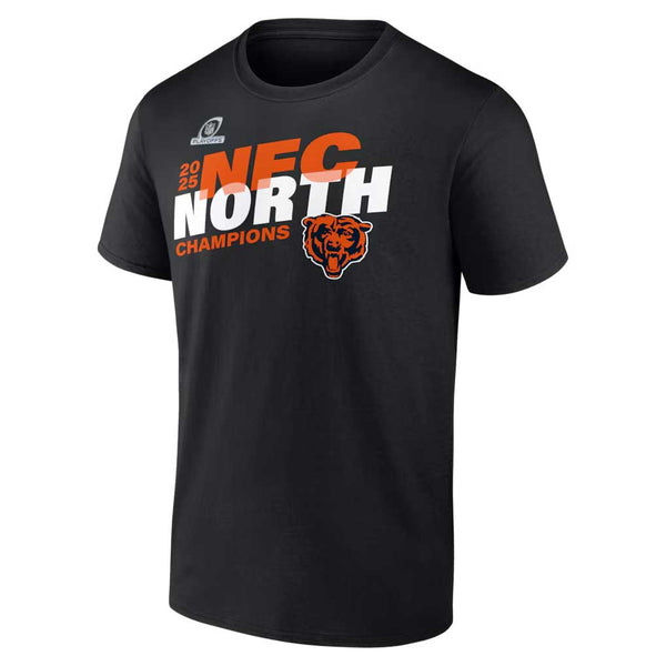 Chicago Bears Fanatics 2025 NFC North Division Champs T-Shirt