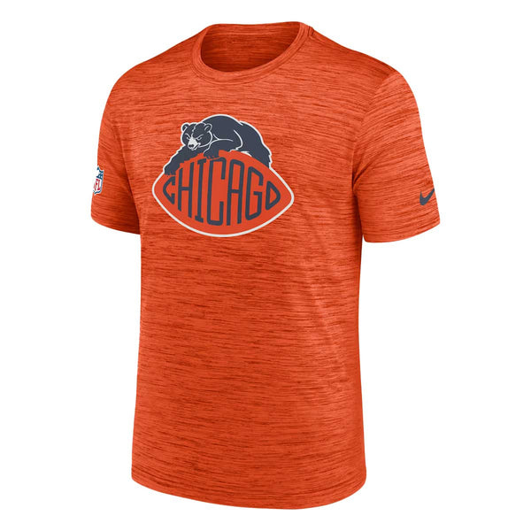 Chicago Bears Nike Rivalries Sideline Short Sleeve Velocity Tee Shirt