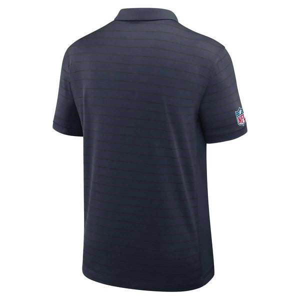 Chicago Bears Nike Rivalries Sideline Victory Striped Polo