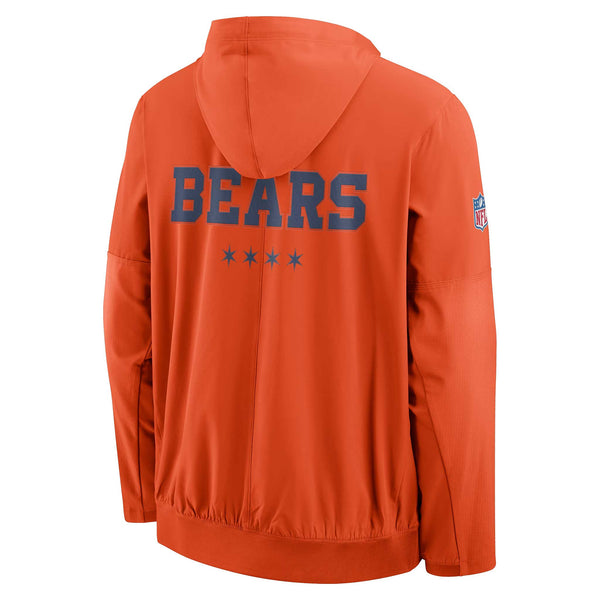 Chicago Bears Nike Rivalries Sideline Anorak Orange Embroidered Windbreaker Jacket