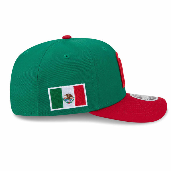 WBC 2026 メキシコ代表 公式キャップ グリーン/レッド 7 3/8 Team Mexico 2026 World Baseball Classic 9SEVENTY Stretch Snap