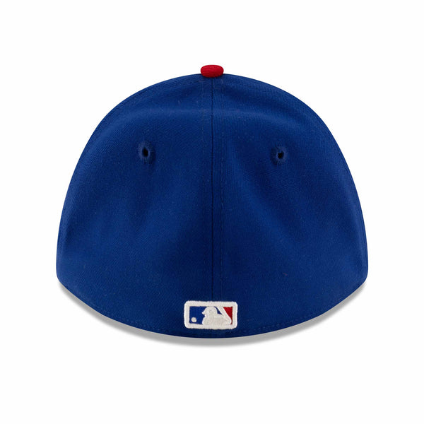 Chicago Cubs New Era Blues Alternate 39THIRTY M Crown Replica Stretch Fit Cap