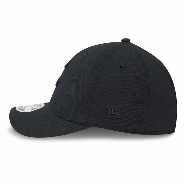 Chicago Cubs New Era Black C 39THIRTY M Crown Stretch Fit Cap
