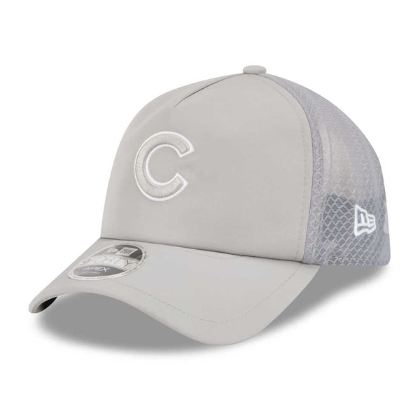 Chicago Cubs New Era 2026 Grey Batting Practice 9FORTY Apex Adjustable Cap