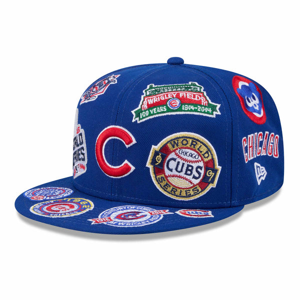Chicago Cubs New Era All Over Logo 59FIFTY Fitted Cap