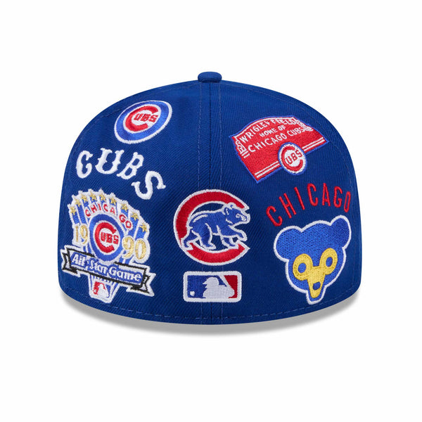 Chicago Cubs New Era All Over Logo 59FIFTY Fitted Cap