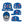 Load image into Gallery viewer, Chicago Cubs New Era All Over Logo 59FIFTY Fitted Cap

