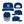 Load image into Gallery viewer, Chicago Cubs New Era Blues Alternate Navy 19TWENTY Rope Adjustable Cap

