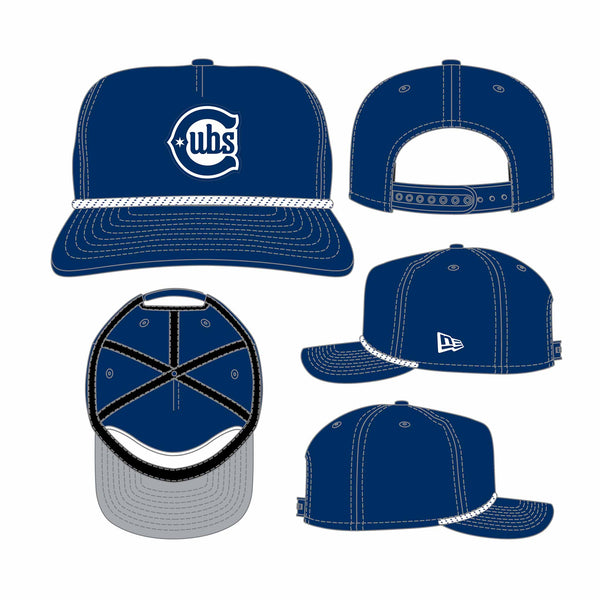 Chicago Cubs New Era Blues Alternate Navy 19TWENTY Rope Adjustable Cap