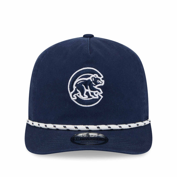 Chicago Cubs New Era Crawling Bear Navy 19TWENTY Rope Adjustable Cap
