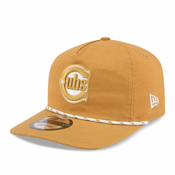 Chicago Cubs New Era Blues Alternate Yellow 19TWENTY Rope Adjustable Cap