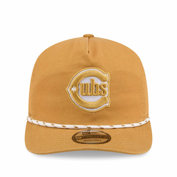 Chicago Cubs New Era Blues Alternate Yellow 19TWENTY Rope Adjustable Cap