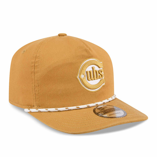 Chicago Cubs New Era Blues Alternate Yellow 19TWENTY Rope Adjustable Cap