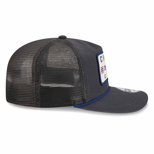 Chicago Cubs New Era Washed Mesh 19TWENTY Rope Adjustable Cap