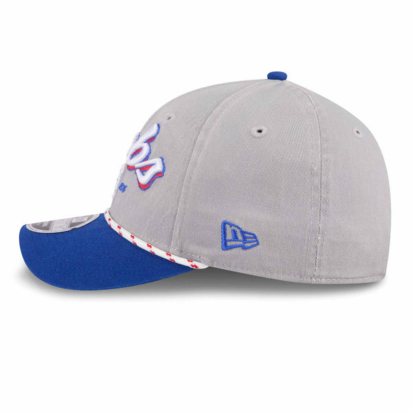 Chicago Cubs New Era Grey Team 9FORTY M Crown Adjustable Cap
