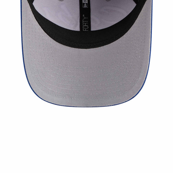 Chicago Cubs New Era Grey Team 9FORTY M Crown Adjustable Cap