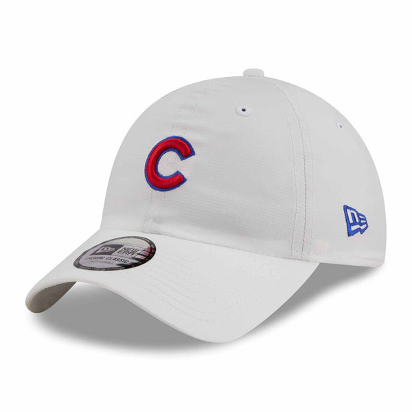 Chicago Cubs New Era White Ripstop White Adjustable Cap