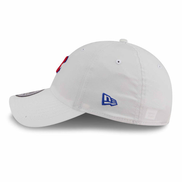 Chicago Cubs New Era White Ripstop White Adjustable Cap