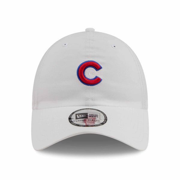 Chicago Cubs New Era White Ripstop White Adjustable Cap