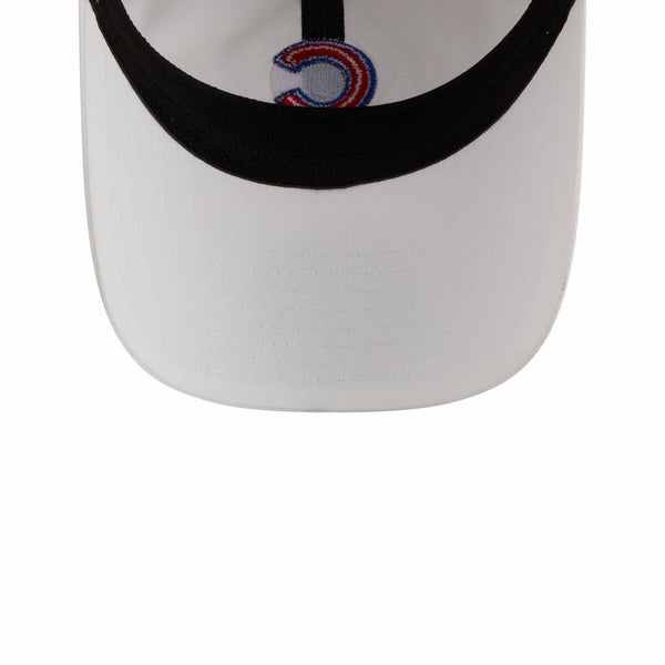 Chicago Cubs New Era White Ripstop White Adjustable Cap