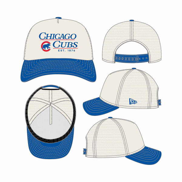 Chicago Cubs New Era Two Tone Retro 9FORTY M Crown Adjustable Cap